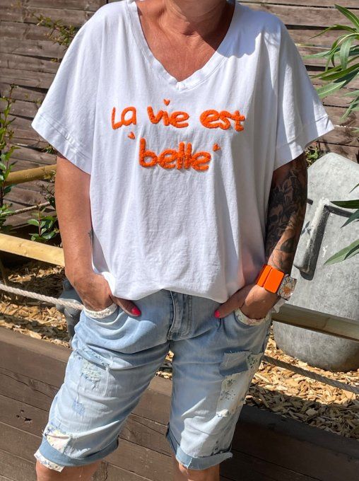 T-shirt LA VIE EST BELLE 