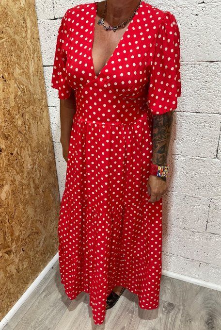 Robe cleo pois 