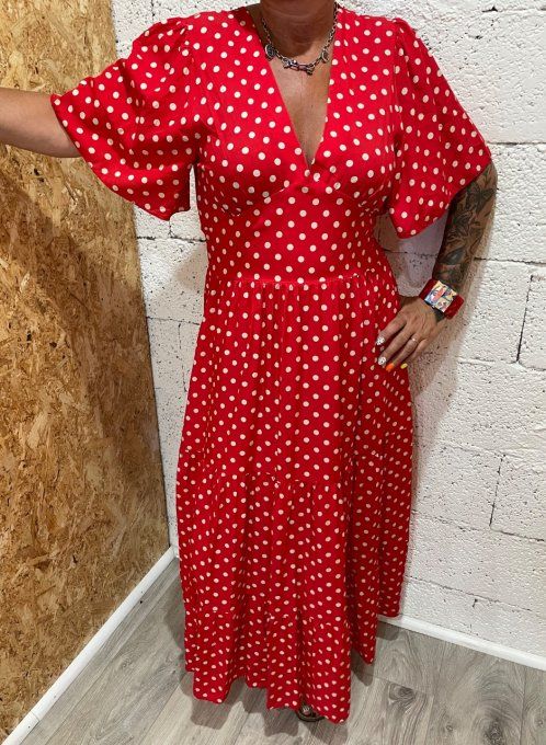 Robe cleo pois 