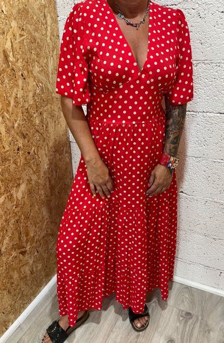 Robe cleo pois 