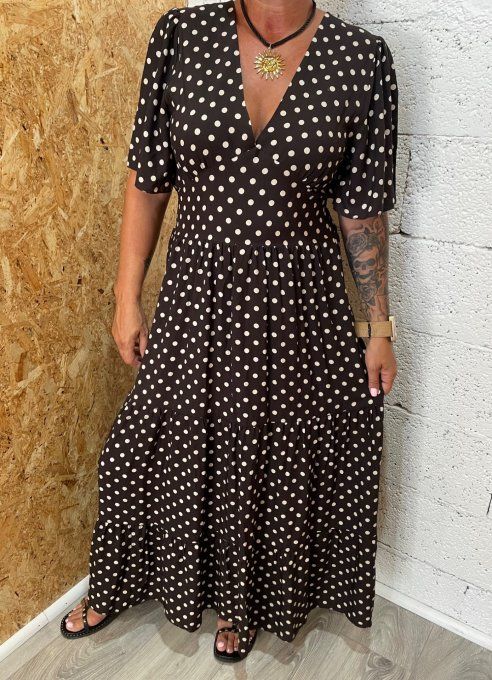 Robe cleo pois 