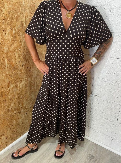 Robe cleo pois 